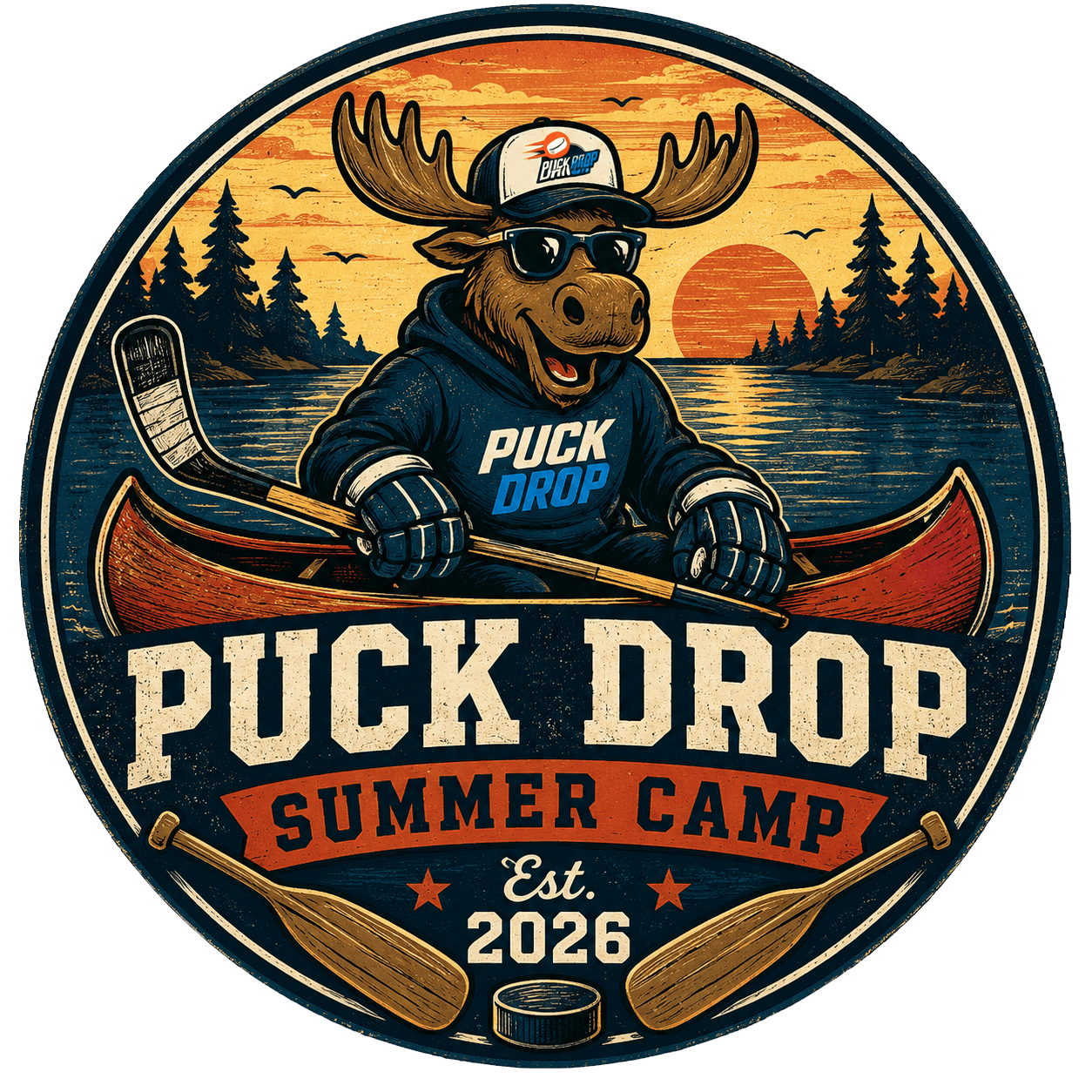 Puck Drop Summer Camp design